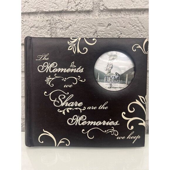 TYM Memories Brown Faux Leather With Cream Stitching Memories Photo Album - Picture 1 of 10